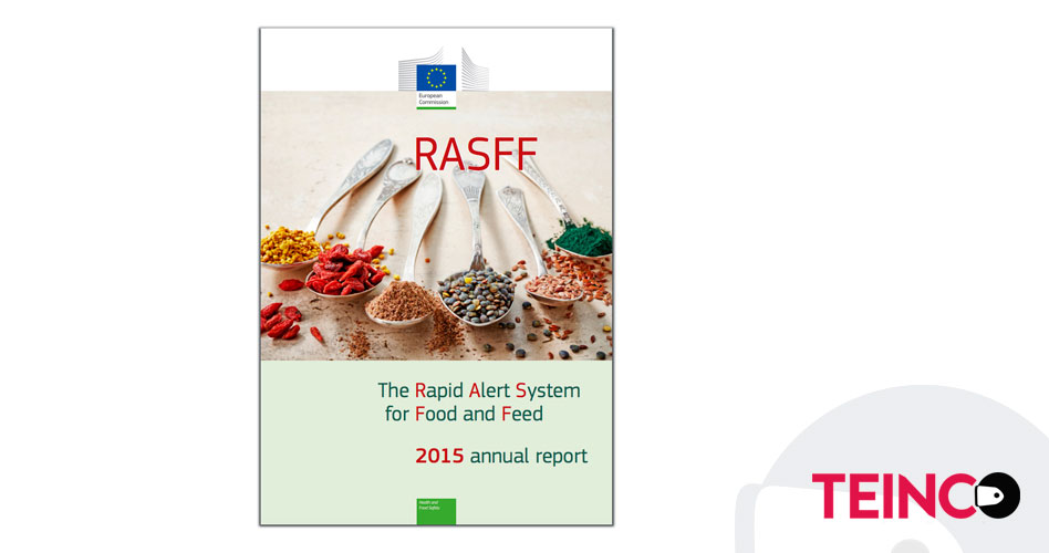 Publicado el Informe de la Red de alerta Alimentaria Comunitaria (RASFF) correspondiente al 2015