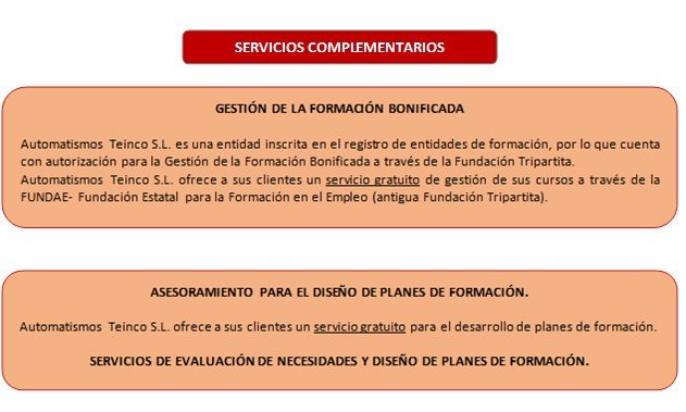 Servicios complementarios